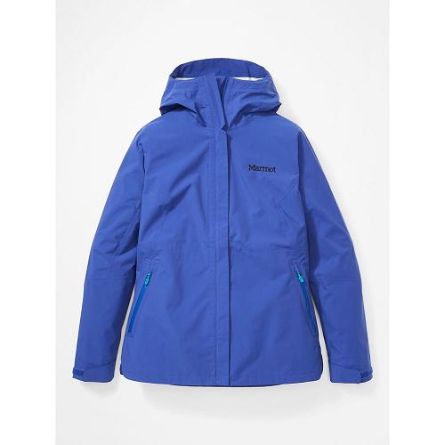 Marmot EVODry Bross Jackets - Womens Rain Jacket Grey Blue CA3245897 Canada